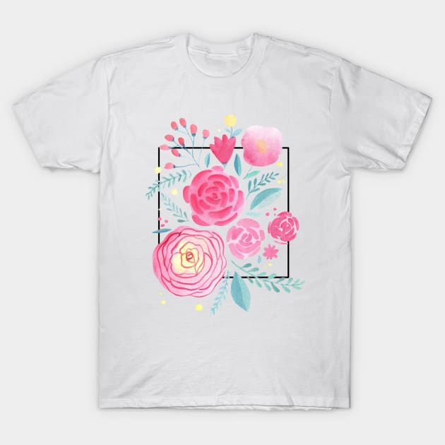floral T-Shirt by melivillosa